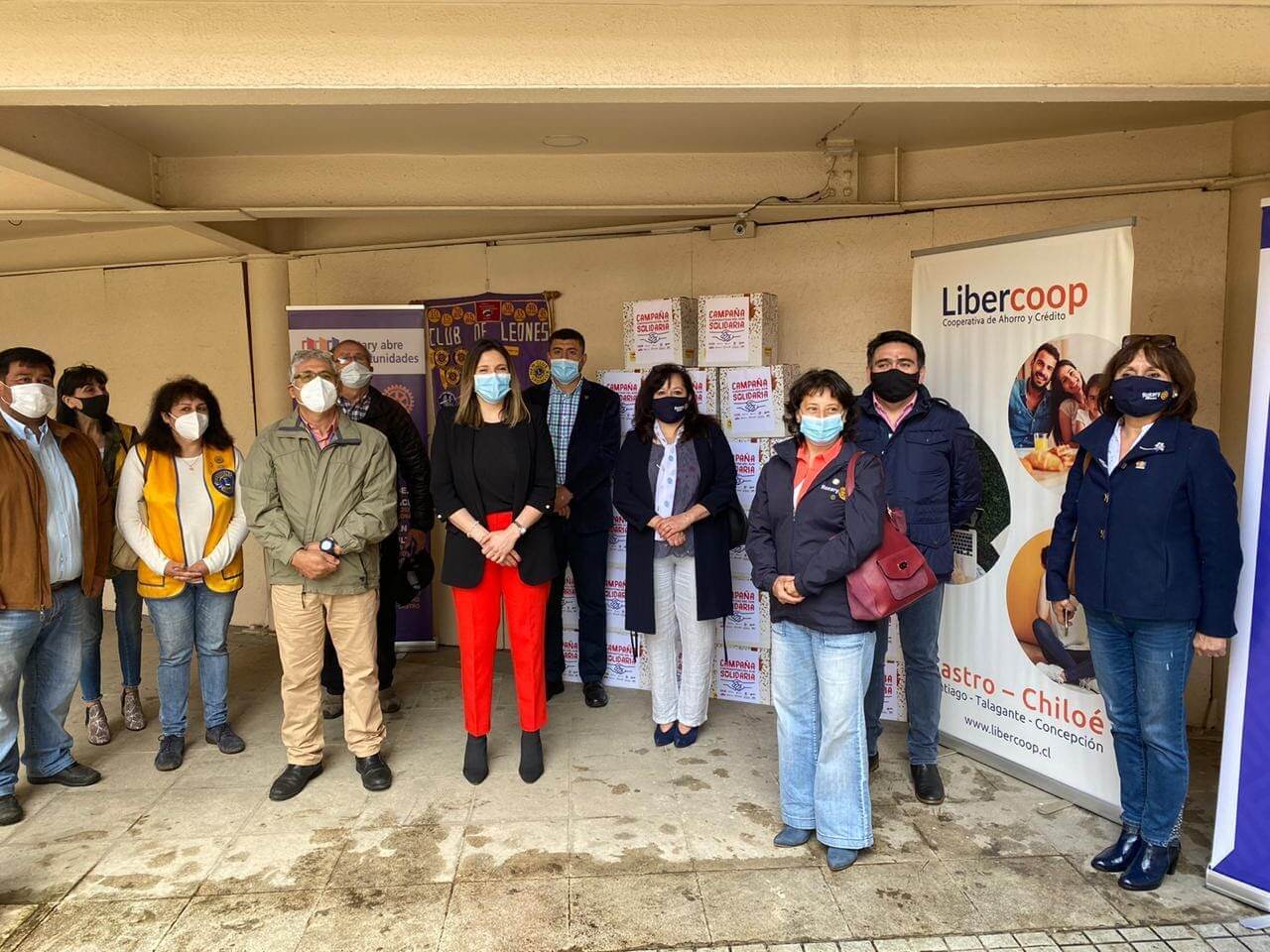 Lanzamiento de la campaña solidaria de Cooperativas del Sur en Castro