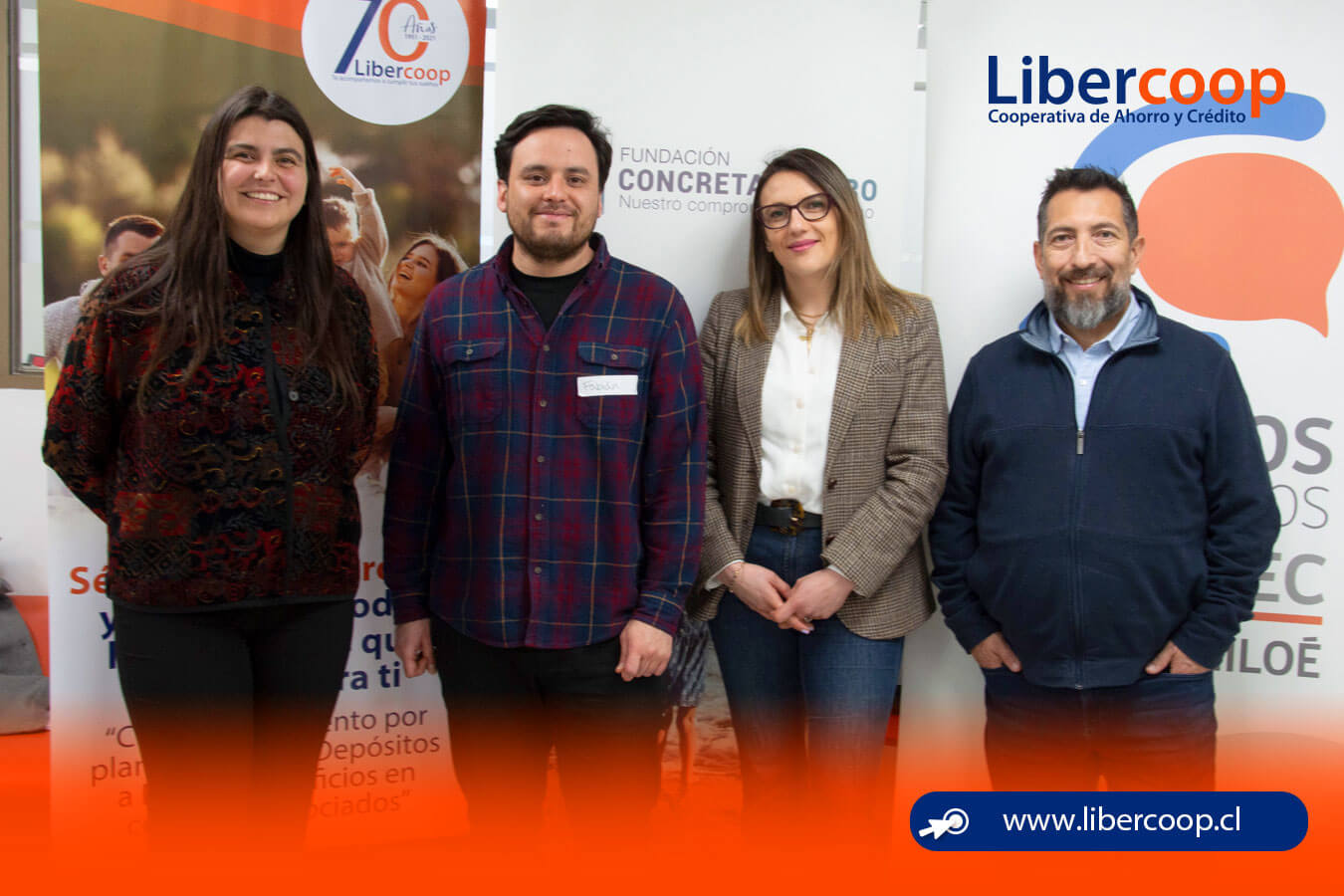 Se llevó a cabo un taller de cooperativas en la ciudad de Castro, Chiloé. El evento, organizado por Libercoop en colaboración con Fundación Concreta Futuro.